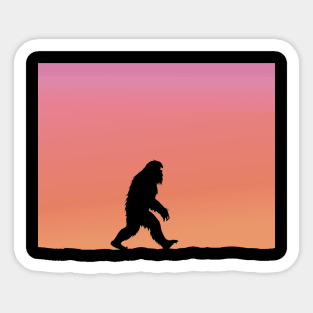 BigFoot Silhouette Sticker